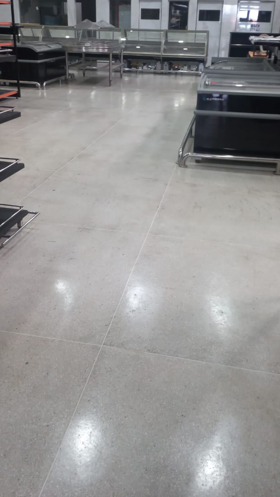 Revitalização do piso de granitina