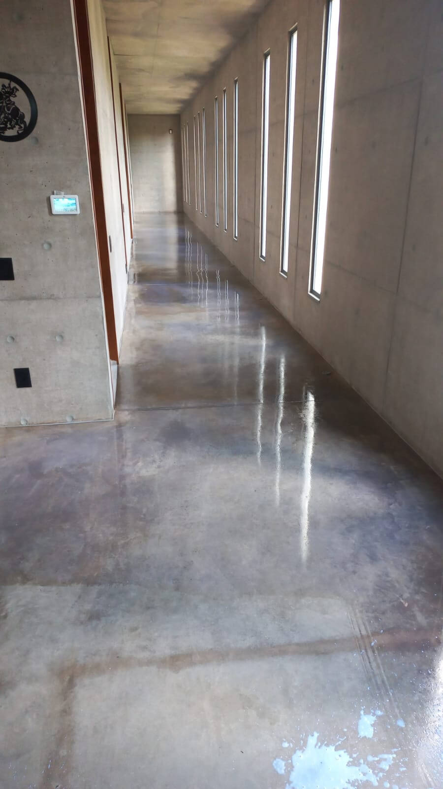 Vitrificação no concreto usinado