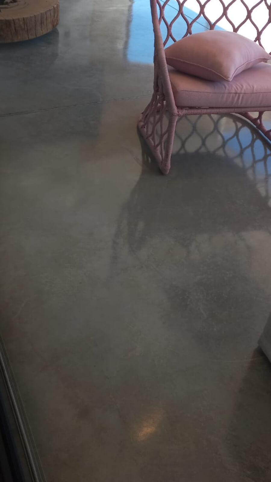 Vitrificação no concreto usinado